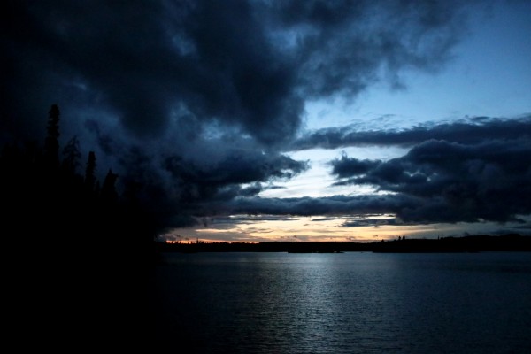 Ominous Dark Clouds by Deb Oppermann